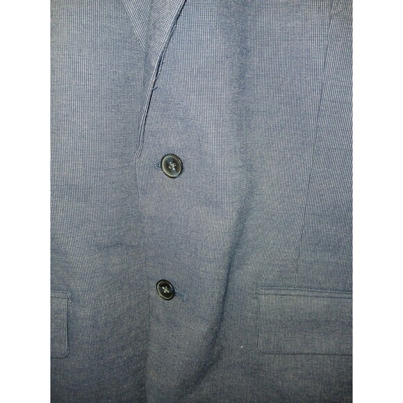 Old Navy Blazer 2 Button Jacket Mens Size XL Blue Gray Sport Coat 42×30 Pockets - Picture 12 of 16